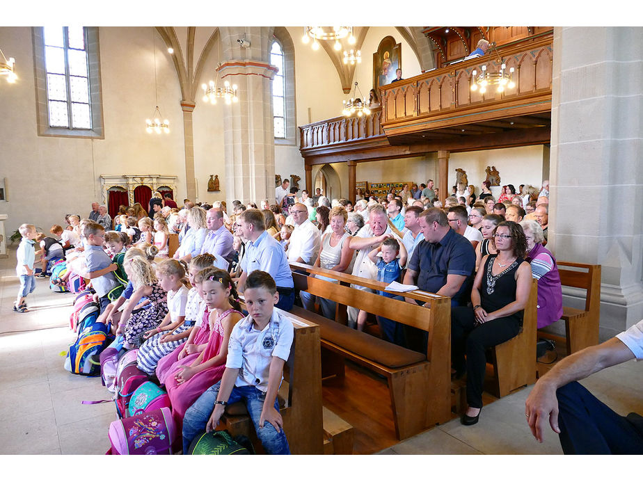 Ökumenischer Einschulungsgottesdienst in St. Crescentius (Foto: Karl-Franz Thiede)